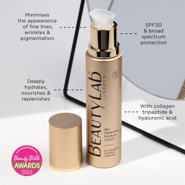 Skin Perfecting Moisture Cream SPF30 benefits infographic