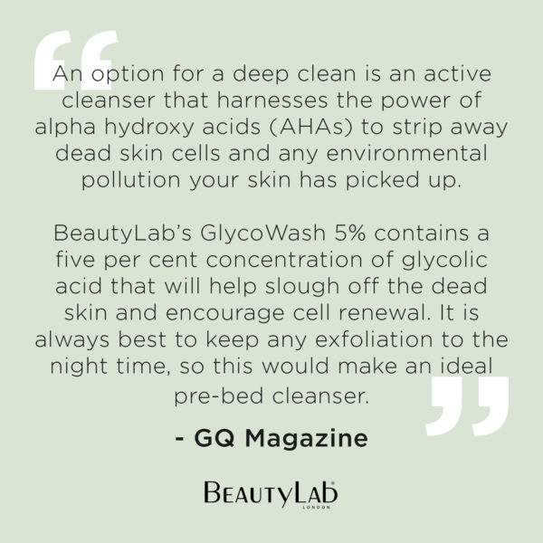 GC Magazine quote on BeautyLab Glycowash
