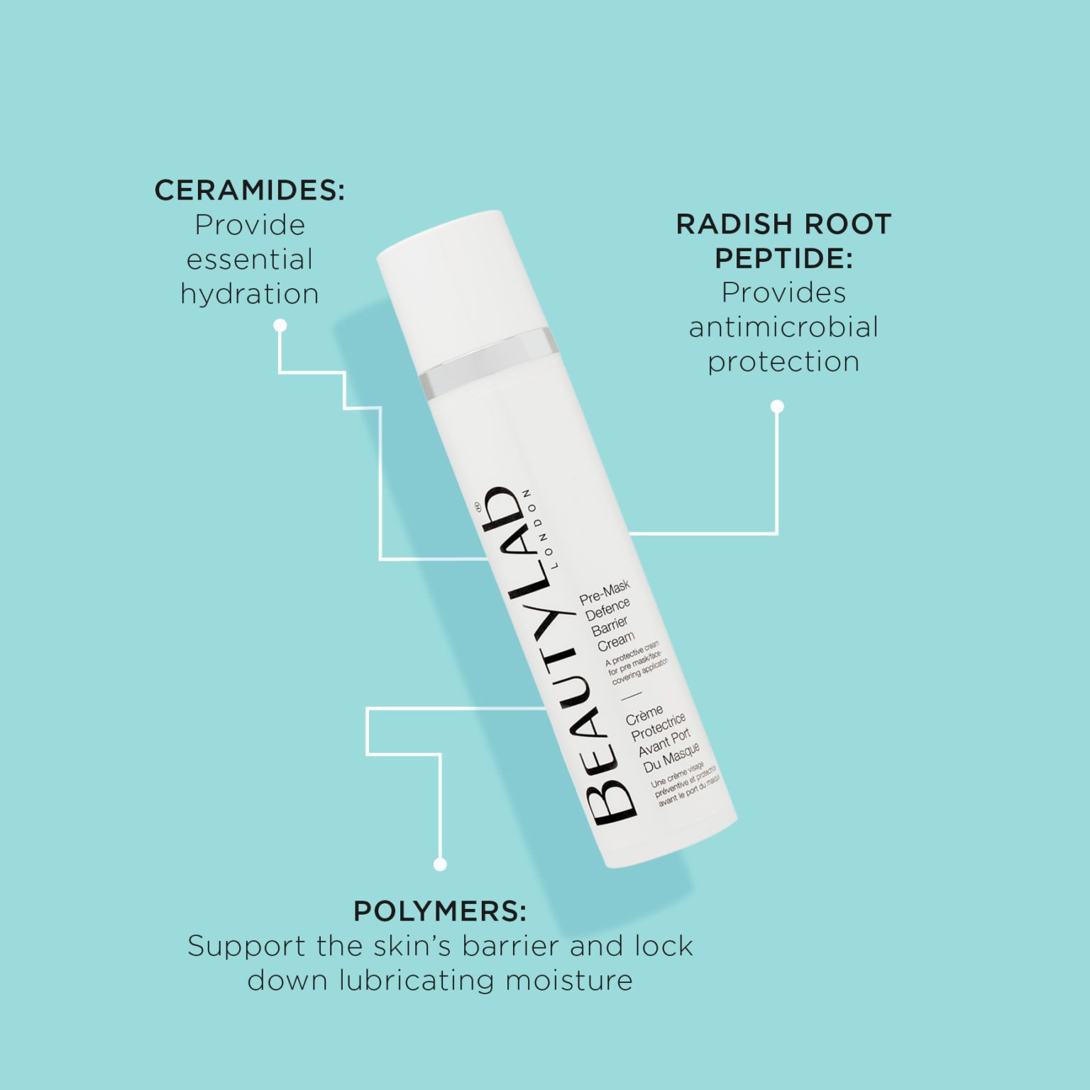 BeautyLab Pre-Mask Defence Barrier Cream product benefits