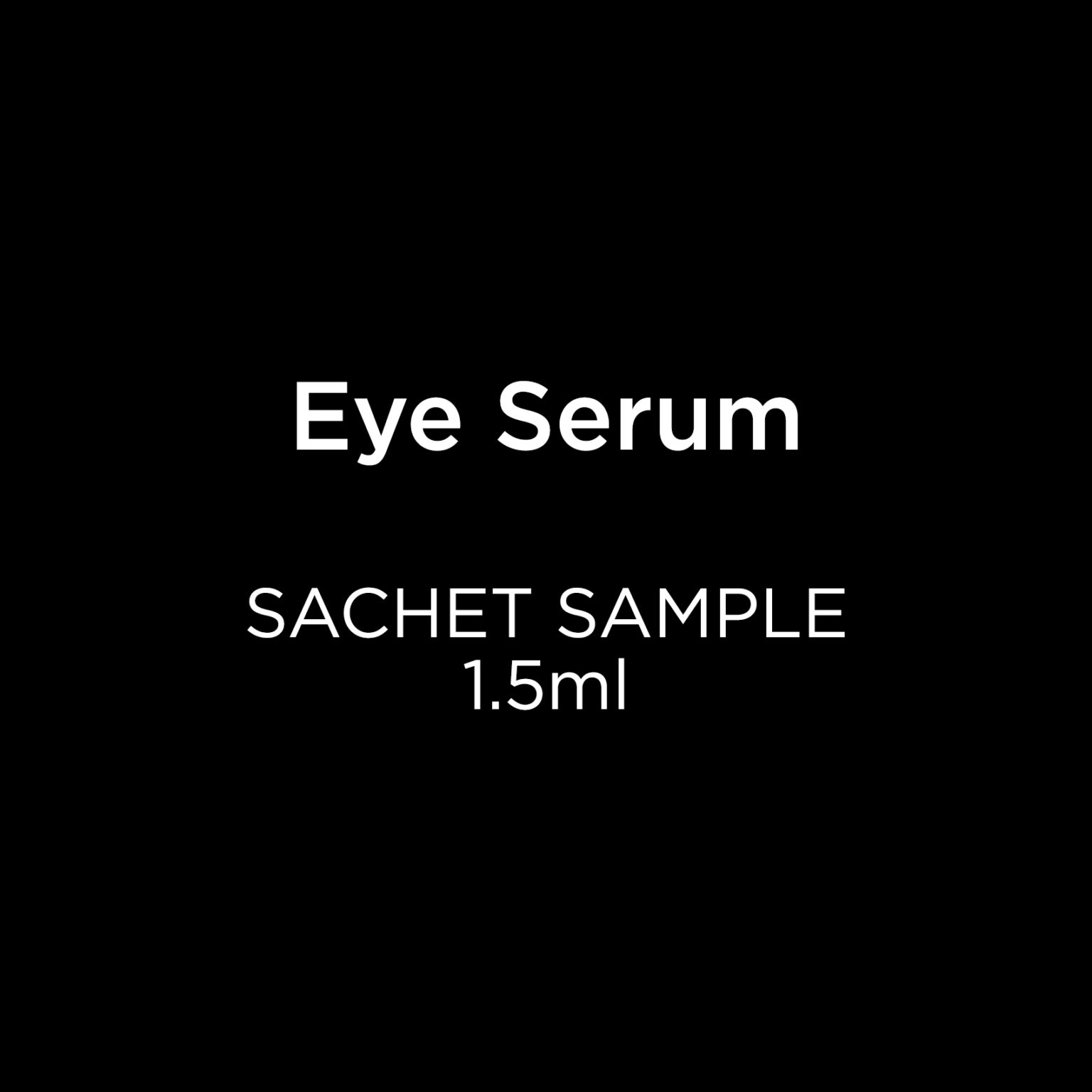 Sample Sachet Black Diamond Eye Serum