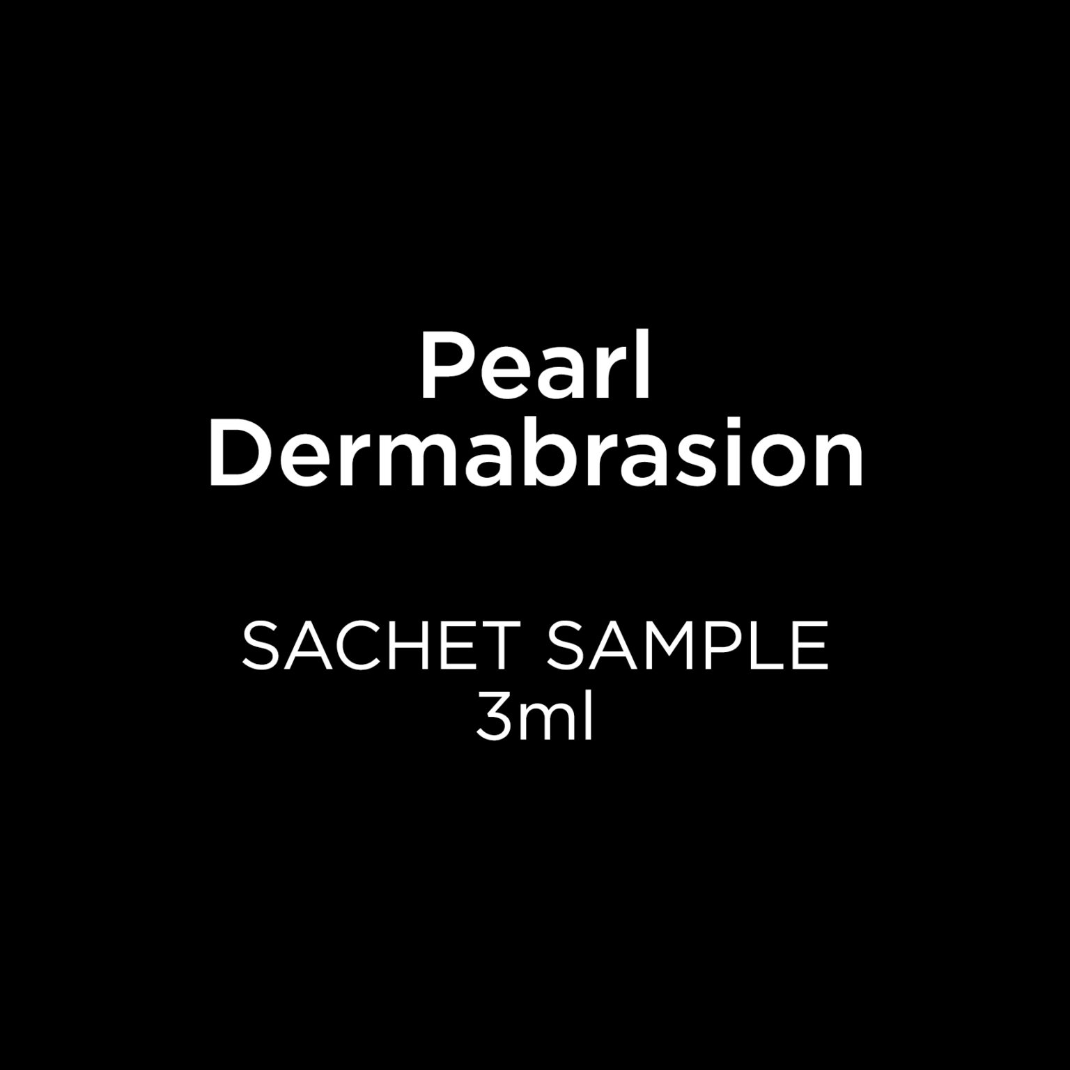 Sample Sachet Black Diamond Pearl Dermabrasion