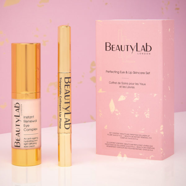 BeautyLab Perfecting Eye & Lip skincare gift set